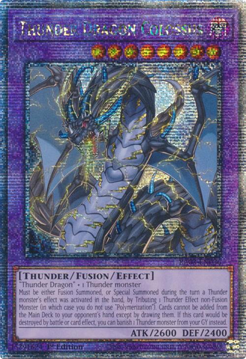 Thunder Dragon Colossus (Quarter Century Secret Rare) [RA03-EN036] Quarter Century Secret Rare | GnG Games