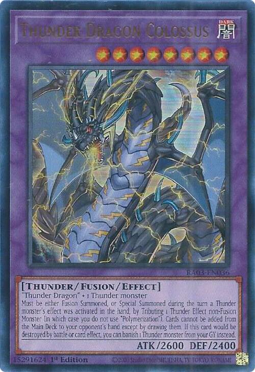 Thunder Dragon Colossus (UR) [RA03-EN036] Ultra Rare | GnG Games