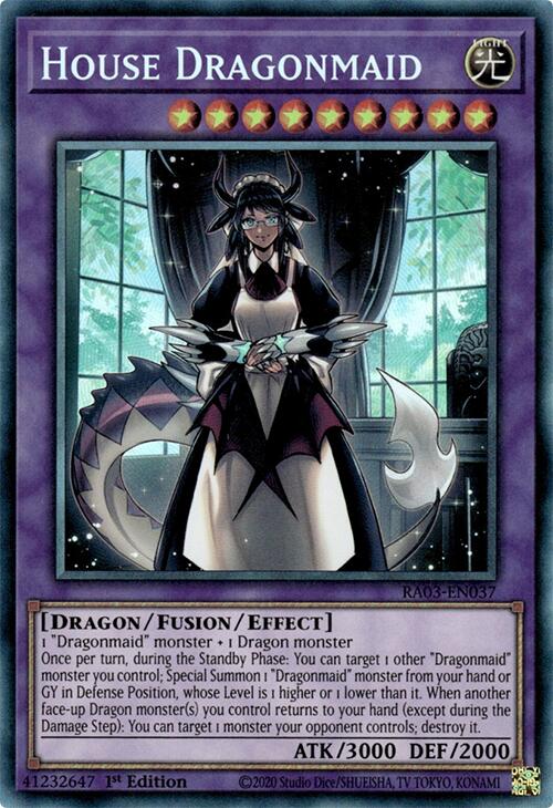 House Dragonmaid (CR) [RA03-EN037] Prismatic Collector's Rare | GnG Games