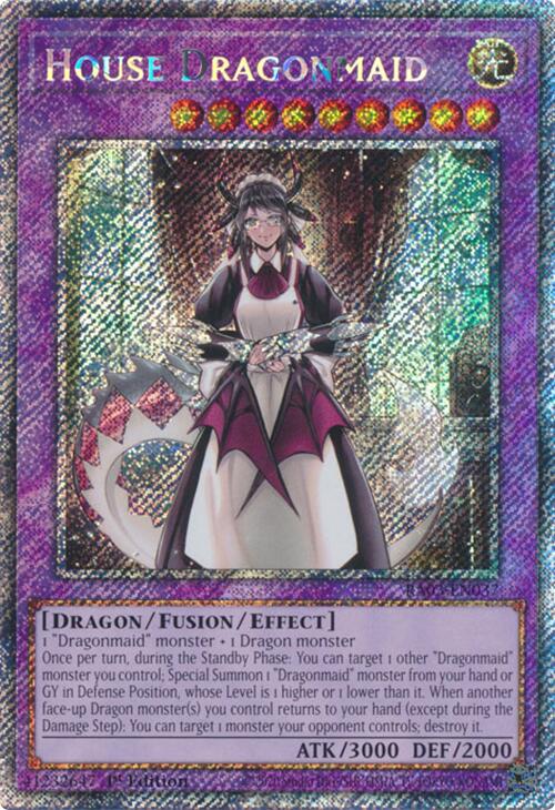 House Dragonmaid (Platinum Secret Rare) [RA03-EN037] Platinum Secret Rare | GnG Games