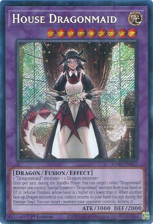 House Dragonmaid (Secret Rare) [RA03-EN037] Secret Rare | GnG Games