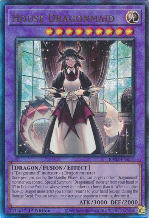 House Dragonmaid (UTR) [RA03-EN037] Prismatic Ultimate Rare | GnG Games