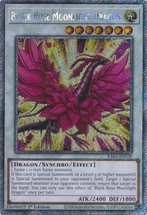 Black Rose Moonlight Dragon (Platinum Secret Rare) [RA03-EN038] Platinum Secret Rare | GnG Games