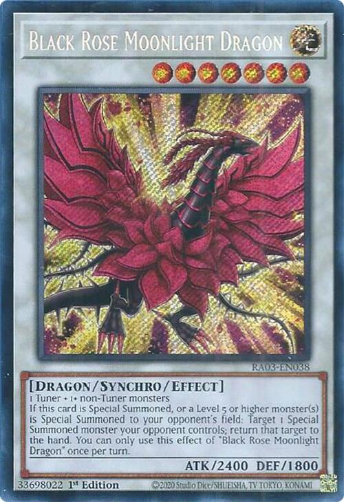 Black Rose Moonlight Dragon (Secret Rare) [RA03-EN038] Secret Rare | GnG Games