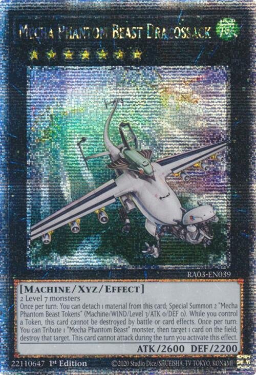 Mecha Phantom Beast Dracossack (Quarter Century Secret Rare) [RA03-EN039] Quarter Century Secret Rare | GnG Games