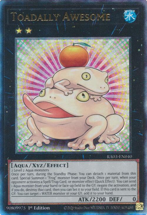 Toadally Awesome (UTR) [RA03-EN040] Prismatic Ultimate Rare | GnG Games