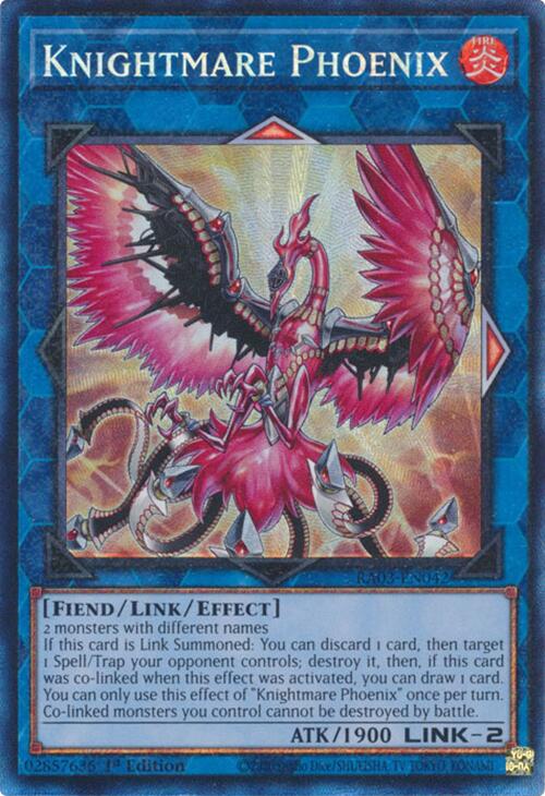 Knightmare Phoenix (CR) [RA03-EN042] Prismatic Collector's Rare | GnG Games