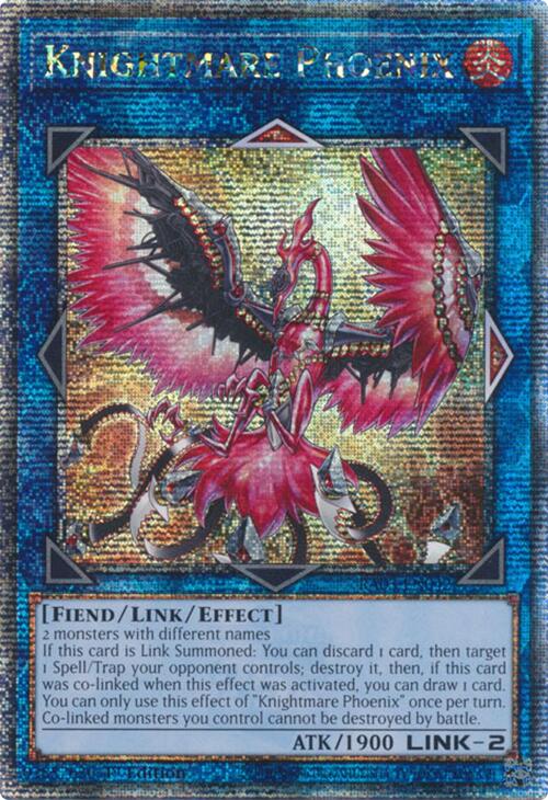 Knightmare Phoenix (Quarter Century Secret Rare) [RA03-EN042] Quarter Century Secret Rare | GnG Games