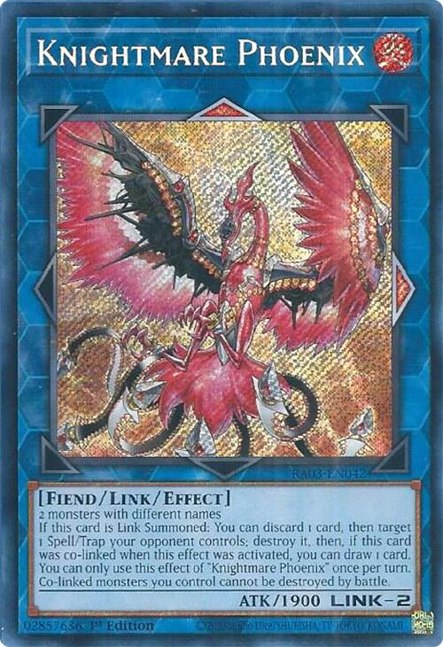 Knightmare Phoenix (Secret Rare) [RA03-EN042] Secret Rare | GnG Games