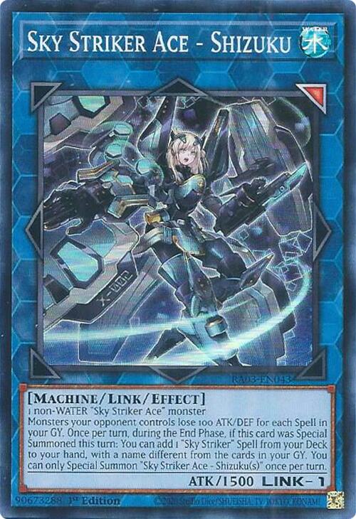 Sky Striker Ace - Shizuku [RA03-EN043] Super Rare | GnG Games