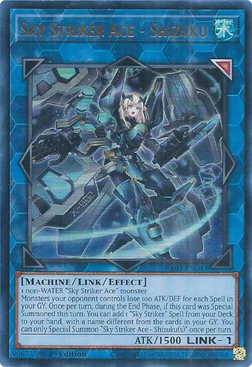 Sky Striker Ace - Shizuku (UR) [RA03-EN043] Ultra Rare | GnG Games