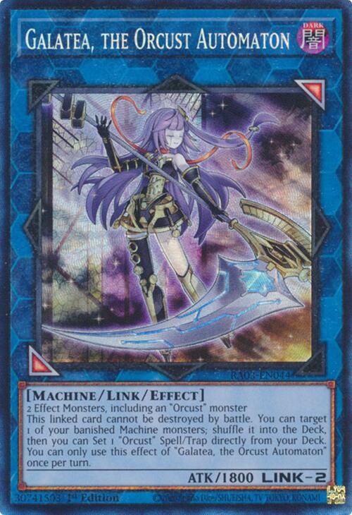 Galatea, the Orcust Automaton (CR) [RA03-EN044] Prismatic Collector's Rare | GnG Games