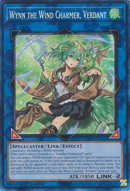 Wynn the Wind Charmer, Verdant (CR) [RA03-EN045] Prismatic Collector's Rare | GnG Games