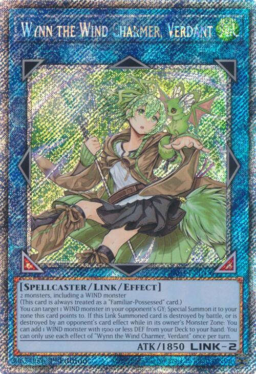 Wynn the Wind Charmer, Verdant (Platinum Secret Rare) [RA03-EN045] Platinum Secret Rare | GnG Games