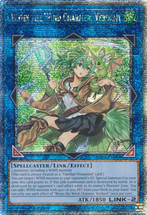 Wynn the Wind Charmer, Verdant (Quarter Century Secret Rare) [RA03-EN045] Quarter Century Secret Rare | GnG Games