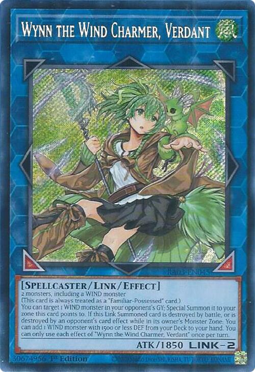 Wynn the Wind Charmer, Verdant (Secret Rare) [RA03-EN045] Secret Rare | GnG Games