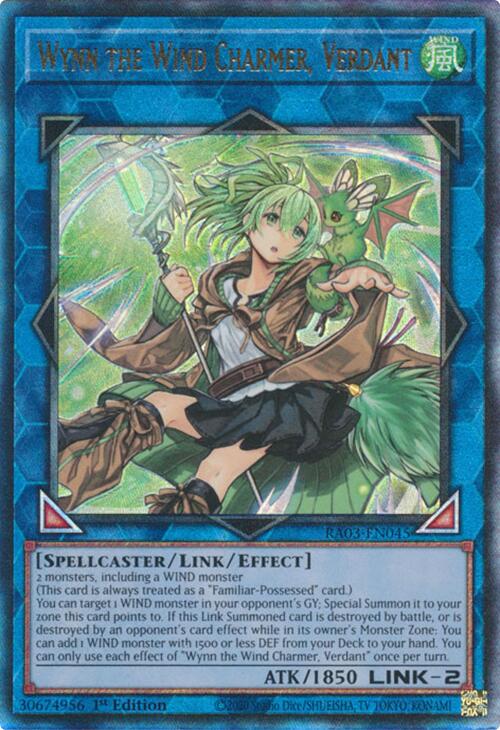 Wynn the Wind Charmer, Verdant (UTR) [RA03-EN045] Prismatic Ultimate Rare | GnG Games