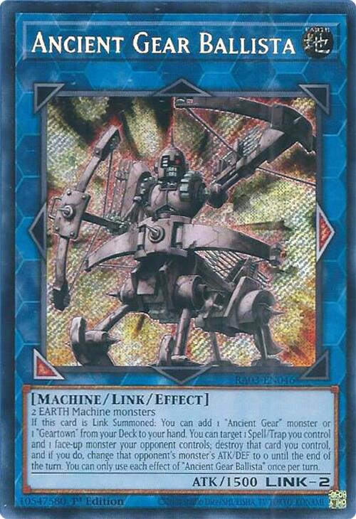 Ancient Gear Ballista (Secret Rare) [RA03-EN046] Secret Rare | GnG Games