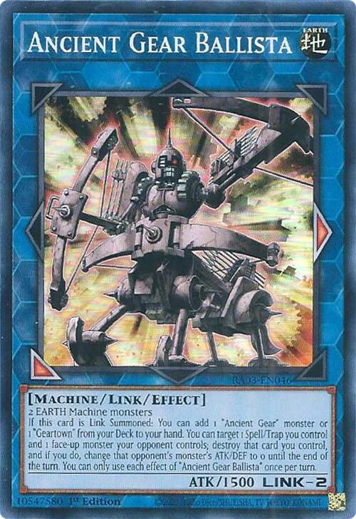 Ancient Gear Ballista [RA03-EN046] Super Rare | GnG Games