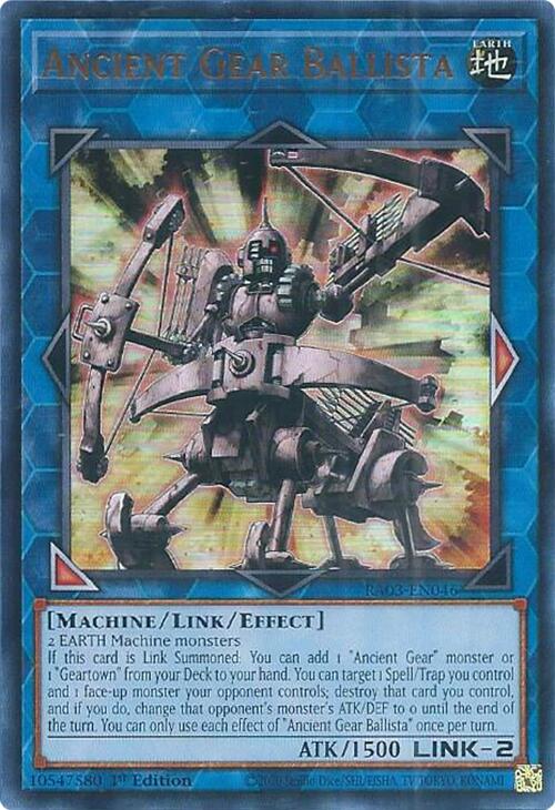 Ancient Gear Ballista (UR) [RA03-EN046] Ultra Rare | GnG Games