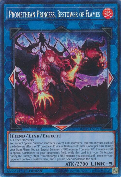 Promethean Princess, Bestower of Flames (CR) [RA03-EN050] Prismatic Collector's Rare | GnG Games