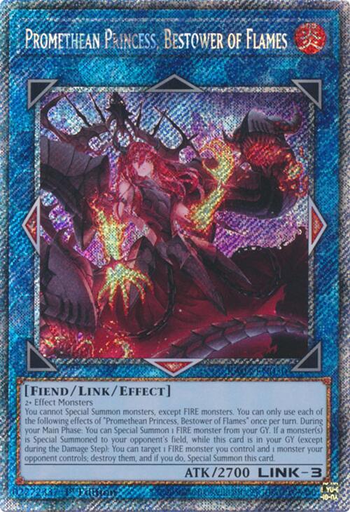 Promethean Princess, Bestower of Flames (Platinum Secret Rare) [RA03-EN050] Platinum Secret Rare | GnG Games