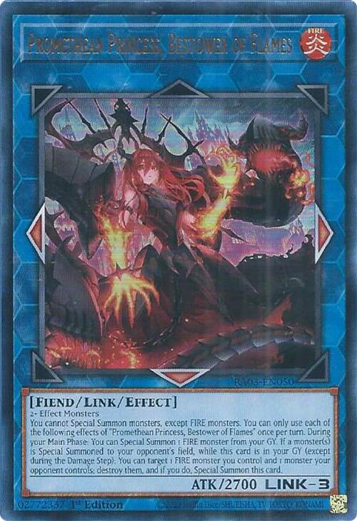 Promethean Princess, Bestower of Flames (UR) [RA03-EN050] Ultra Rare | GnG Games