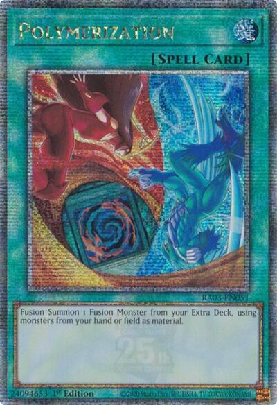 Polymerization (Quarter Century Secret Rare) [RA03-EN051] Quarter Century Secret Rare | GnG Games