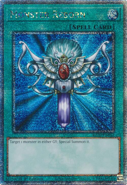 Monster Reborn (Quarter Century Secret Rare) [RA03-EN052] Quarter Century Secret Rare | GnG Games
