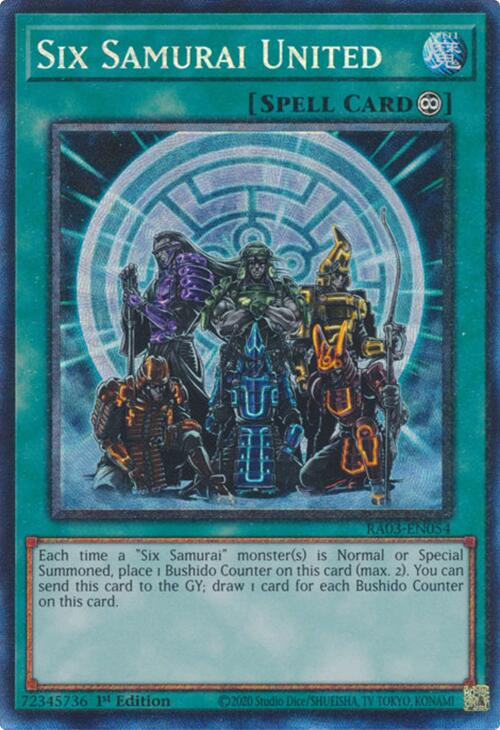 Six Samurai United (CR) [RA03-EN054] Prismatic Collector's Rare | GnG Games