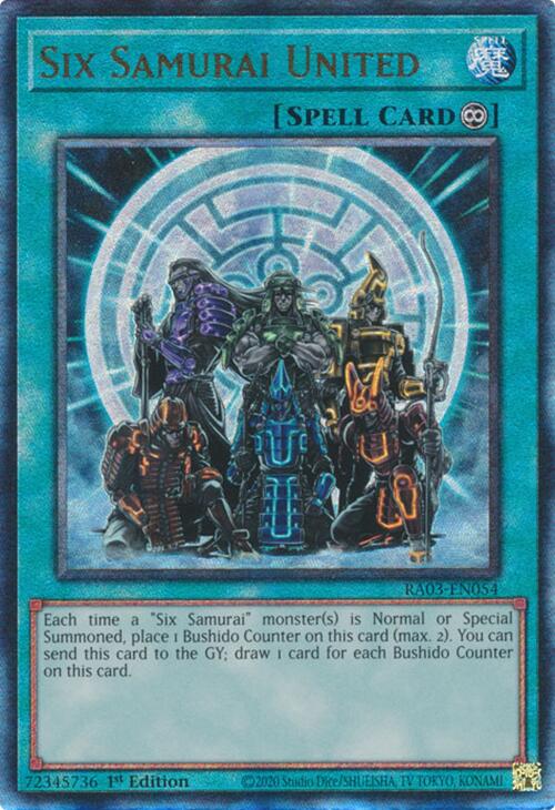 Six Samurai United (UTR) [RA03-EN054] Prismatic Ultimate Rare | GnG Games