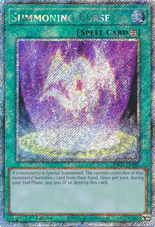 Summoning Curse (Platinum Secret Rare) [RA03-EN057] Platinum Secret Rare | GnG Games