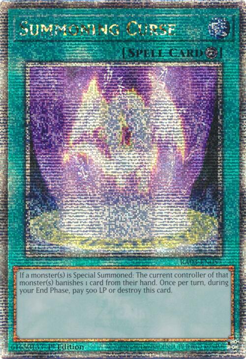 Summoning Curse (Quarter Century Secret Rare) [RA03-EN057] Quarter Century Secret Rare | GnG Games