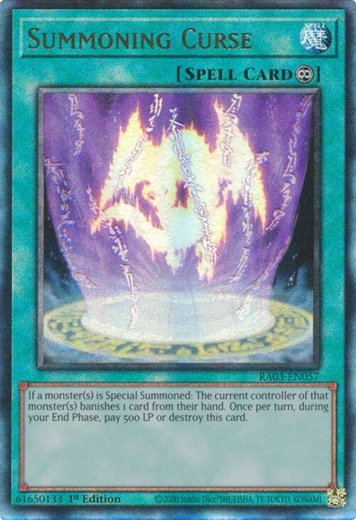 Summoning Curse (UTR) [RA03-EN057] Prismatic Ultimate Rare | GnG Games