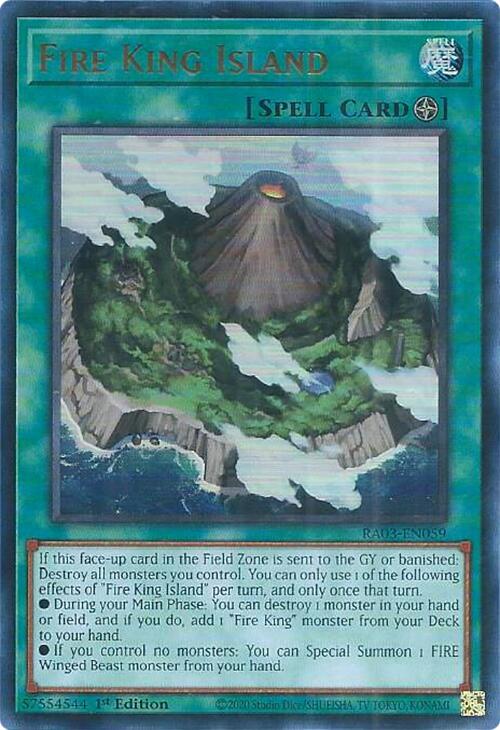 Fire King Island (UR) [RA03-EN059] Ultra Rare | GnG Games