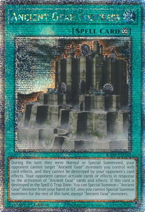 Ancient Gear Fortress (Quarter Century Secret Rare) [RA03-EN062] Quarter Century Secret Rare | GnG Games