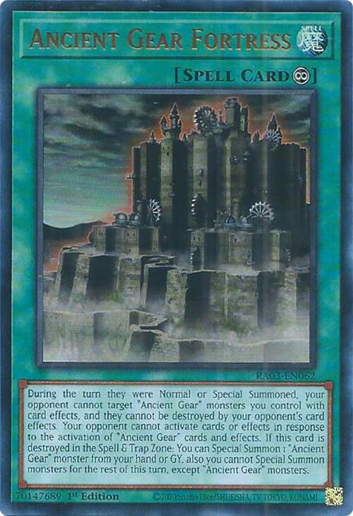 Ancient Gear Fortress (UR) [RA03-EN062] Ultra Rare | GnG Games