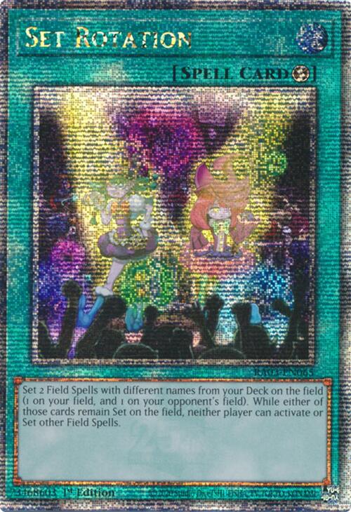 Set Rotation (Quarter Century Secret Rare) [RA03-EN065] Quarter Century Secret Rare | GnG Games