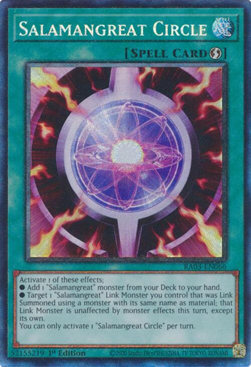 Salamangreat Circle (CR) [RA03-EN066] Prismatic Collector's Rare | GnG Games