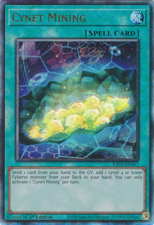 Cynet Mining (UTR) [RA03-EN067] Prismatic Ultimate Rare | GnG Games