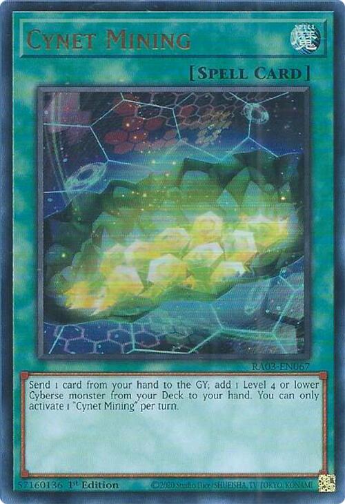 Cynet Mining (UR) [RA03-EN067] Ultra Rare | GnG Games