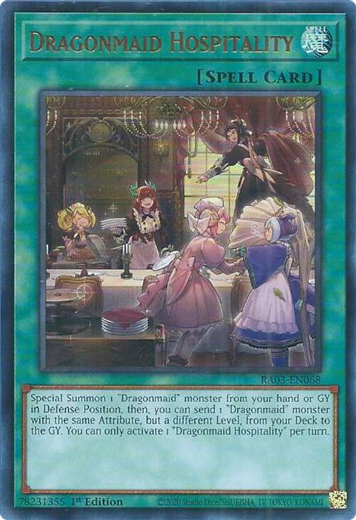 Dragonmaid Hospitality (UR) [RA03-EN068] Ultra Rare | GnG Games