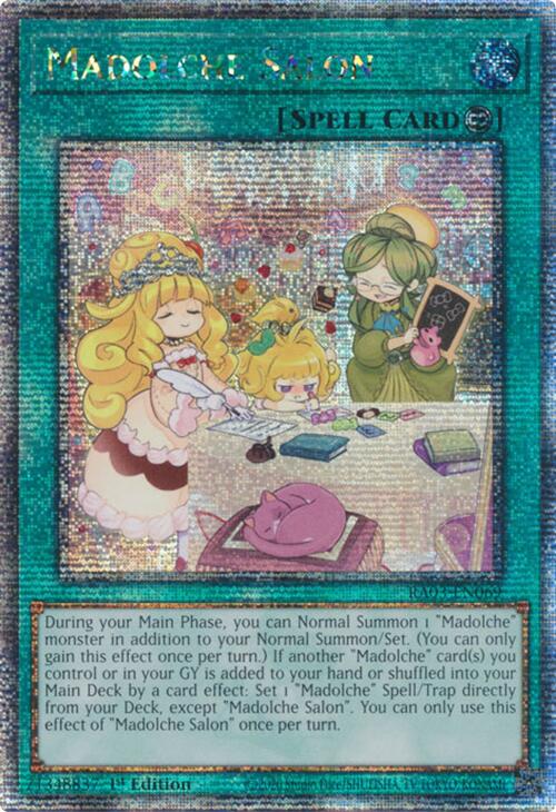 Madolche Salon (Quarter Century Secret Rare) [RA03-EN069] Quarter Century Secret Rare | GnG Games