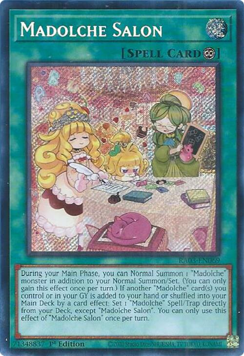 Madolche Salon (Secret Rare) [RA03-EN069] Secret Rare | GnG Games