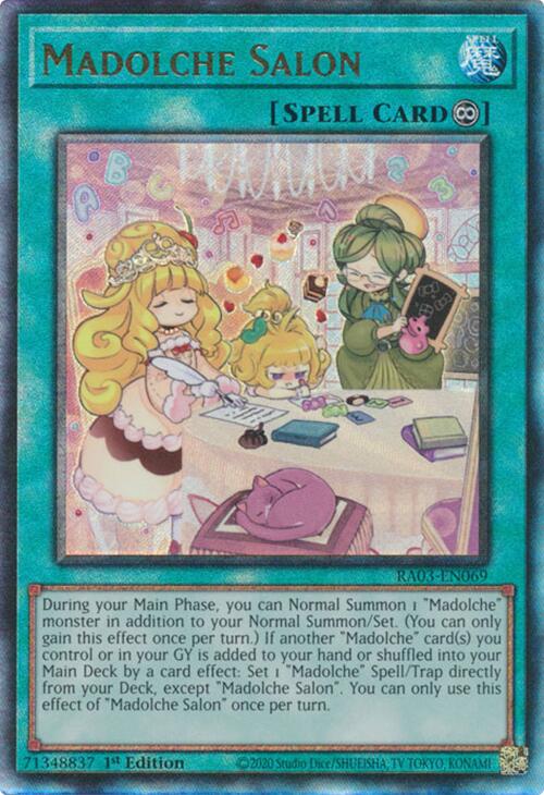 Madolche Salon (UTR) [RA03-EN069] Prismatic Ultimate Rare | GnG Games