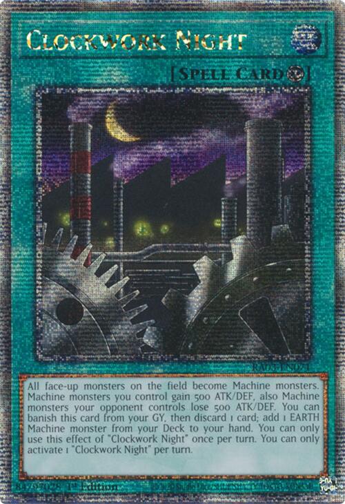 Clockwork Night (Quarter Century Secret Rare) [RA03-EN071] Quarter Century Secret Rare | GnG Games