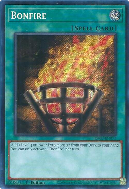 Bonfire (Secret Rare) [RA03-EN073] Secret Rare | GnG Games