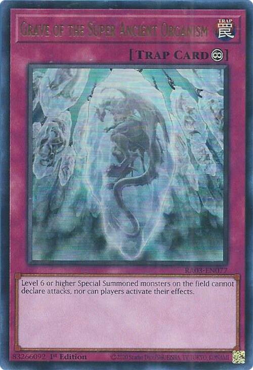 Grave of the Super Ancient Organism (UR) [RA03-EN077] Ultra Rare | GnG Games