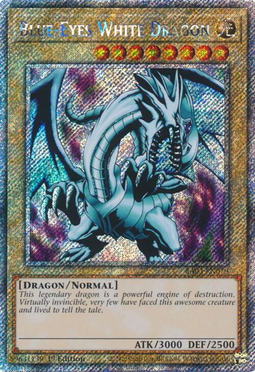 Blue-Eyes White Dragon (Platinum Secret Rare) [RA03-EN079] Platinum Secret Rare | GnG Games