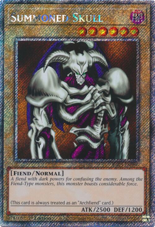 Summoned Skull (Platinum Secret Rare) [RA03-EN086] Platinum Secret Rare | GnG Games